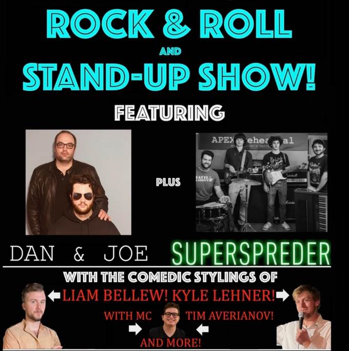 Rock and Roll and Stand-Up Show flyer